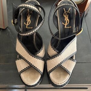 YSL vintage platforms